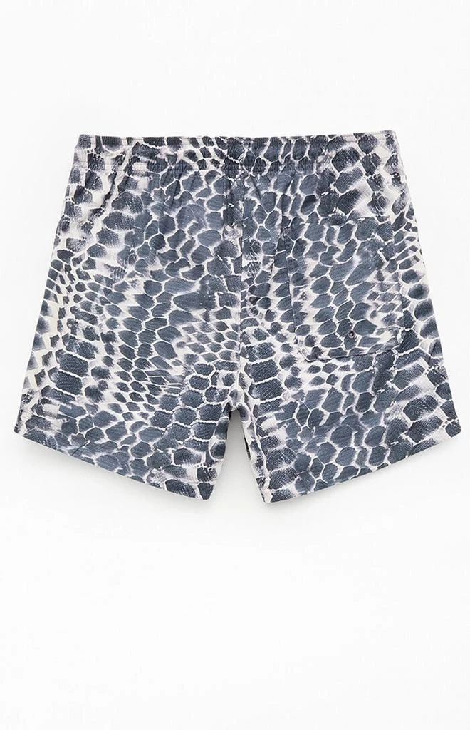 PacSun Winter Snake Eco 4.5" Swim Trunks 2