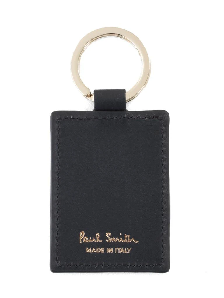 Paul Smith Paul Smith Logo Detailed Signature Stripe Keyring 2