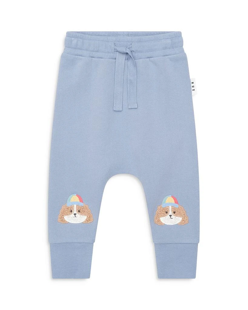 Huxbaby Boys' Happy Pup Fleece Track Pants - Baby 1
