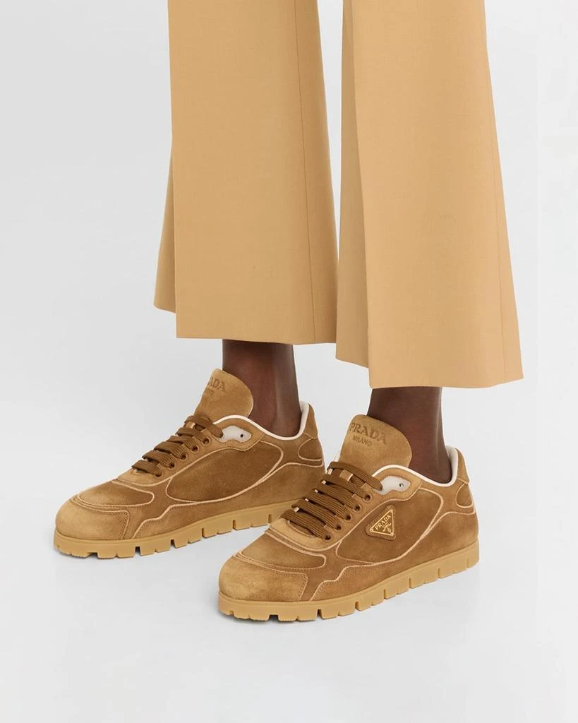 Prada Trail Suede Low-Top Sneakers 2