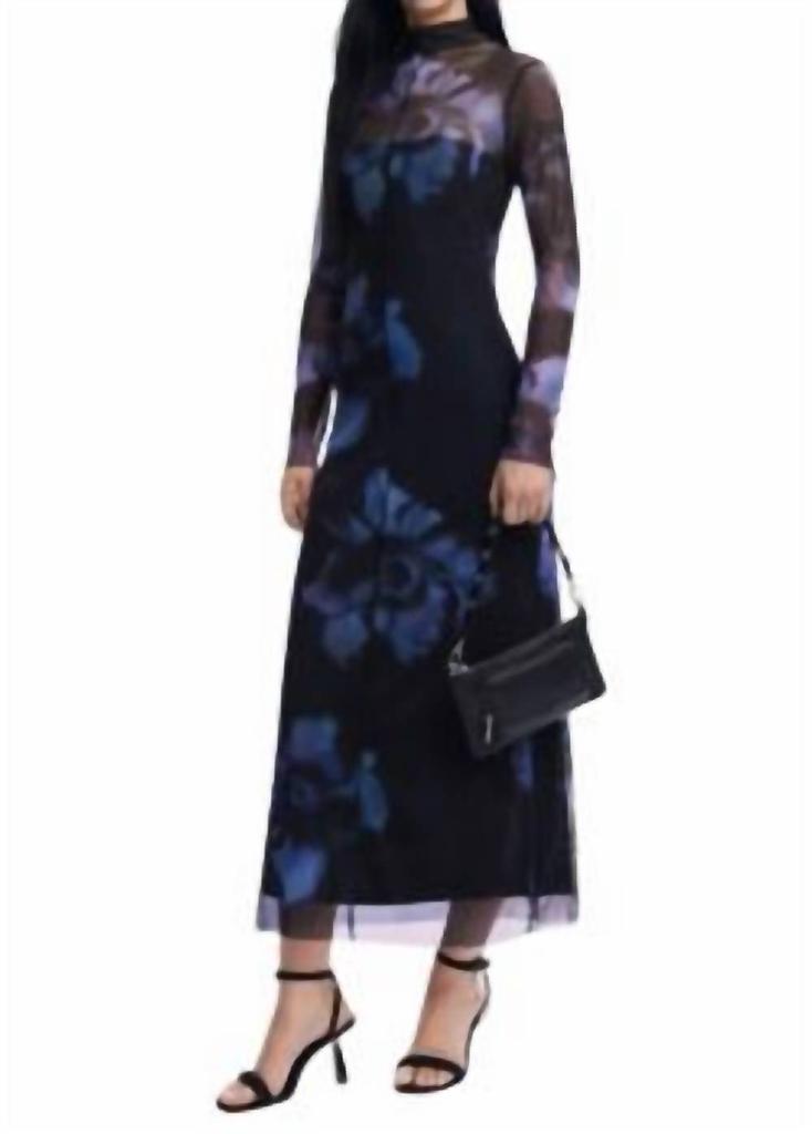 Desigual Desigual - Mesh High Neck Midi