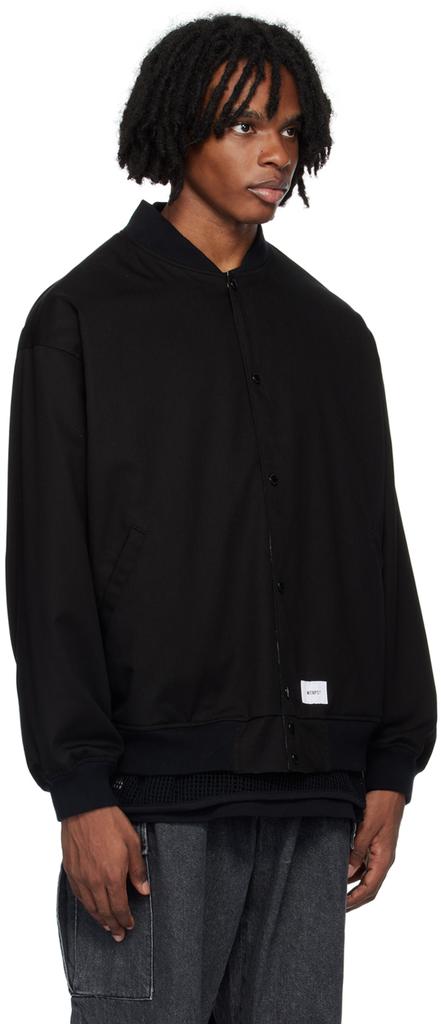 Wtaps Black Team Reversible Bomber Jacket