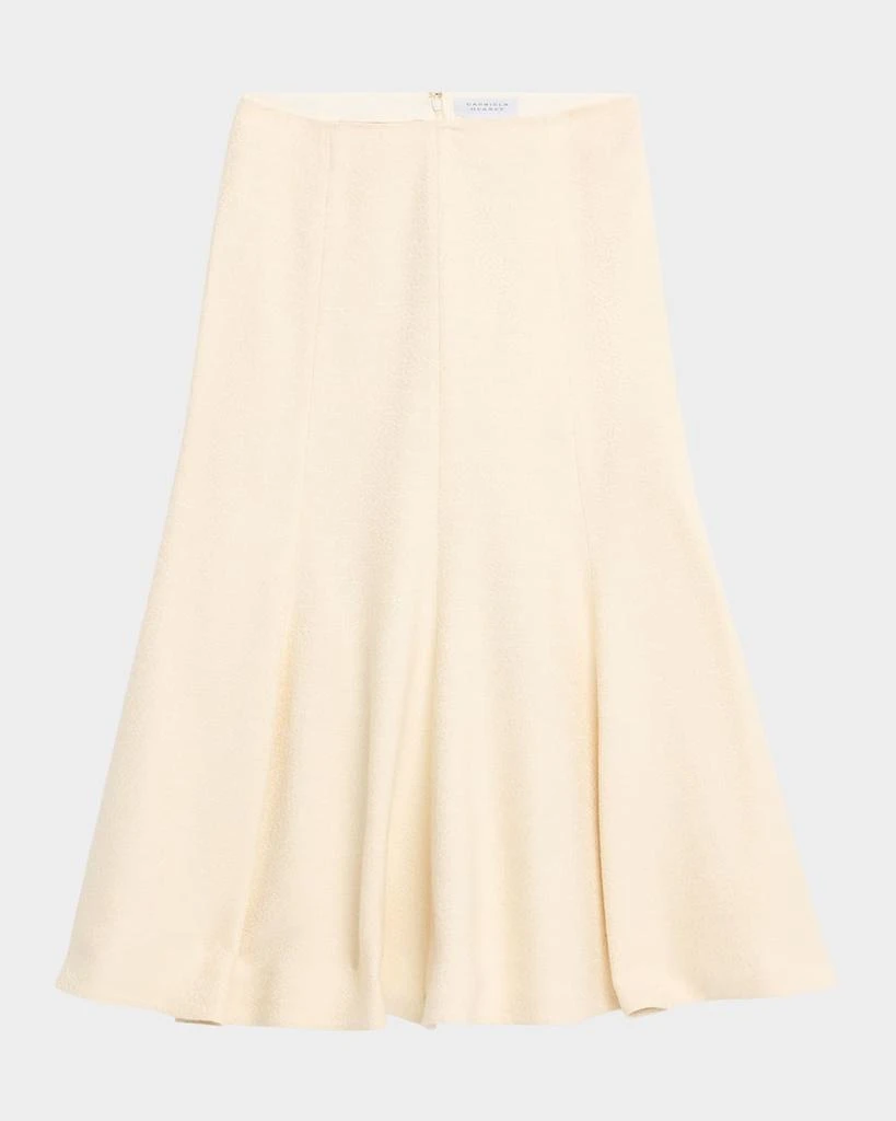 Gabriela Hearst Selma Paneled Flare Midi Skirt 1