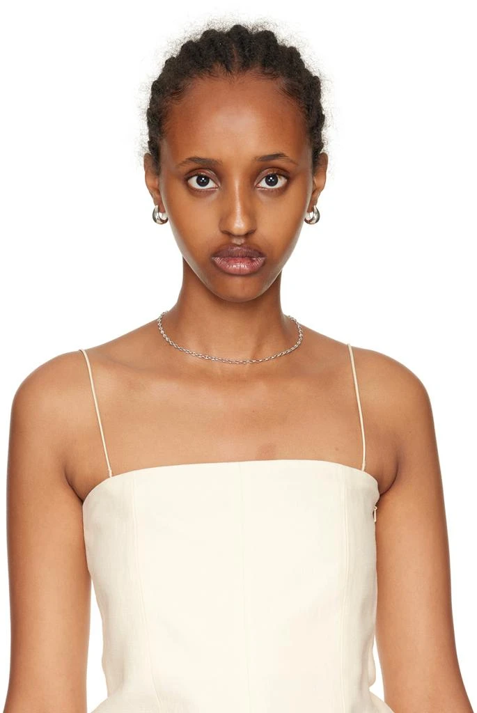 Sophie Buhai Silver Hinged Hoop Earrings 3