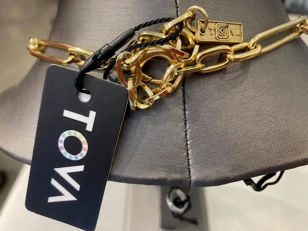 TOVA Tova - Blaire Crystal with Links Necklace 3