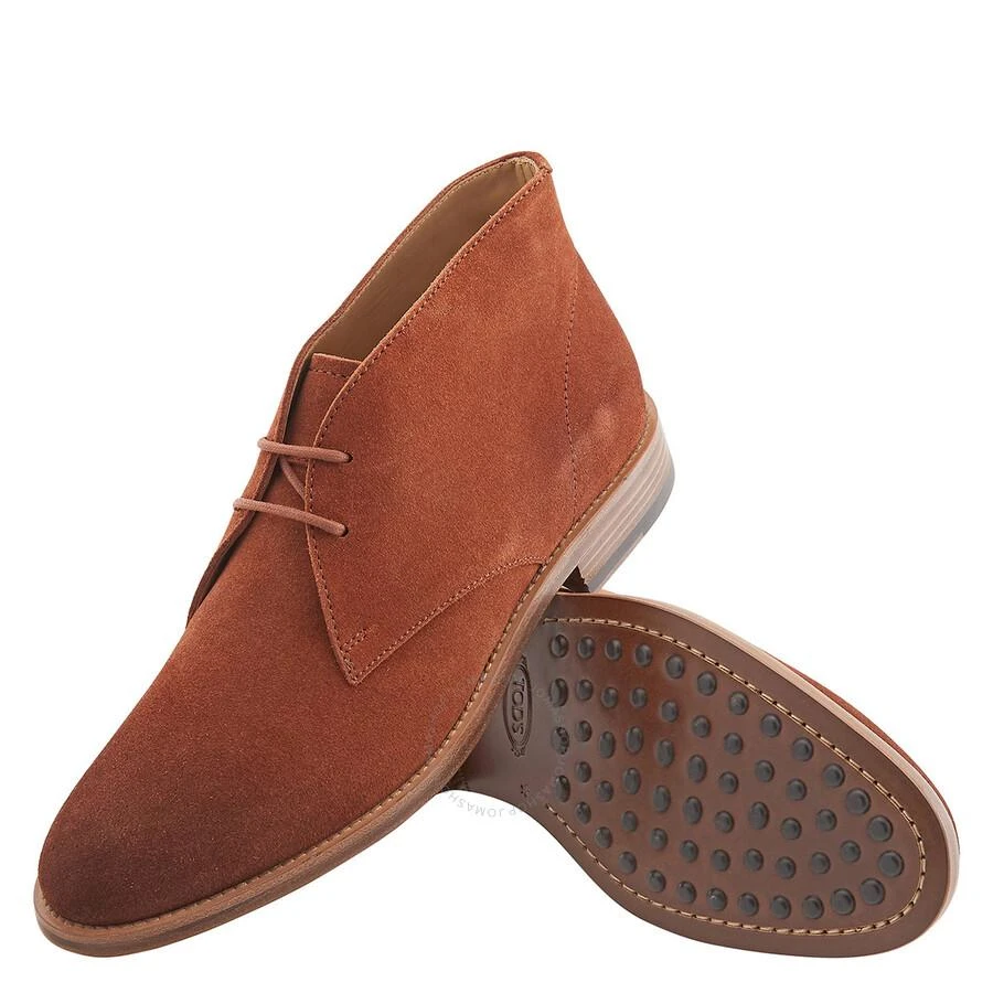 Tod's Men's Oak Velvety Suede Desert Boots 2
