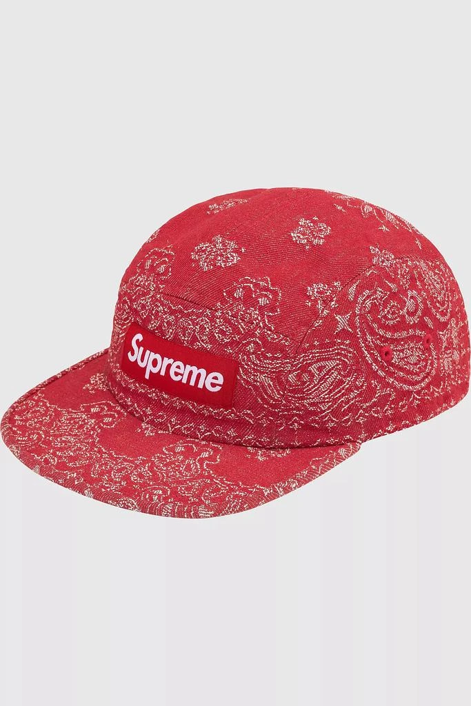 Supreme Supreme Bandana Jacquard Denim Camp Cap (SS25) 1