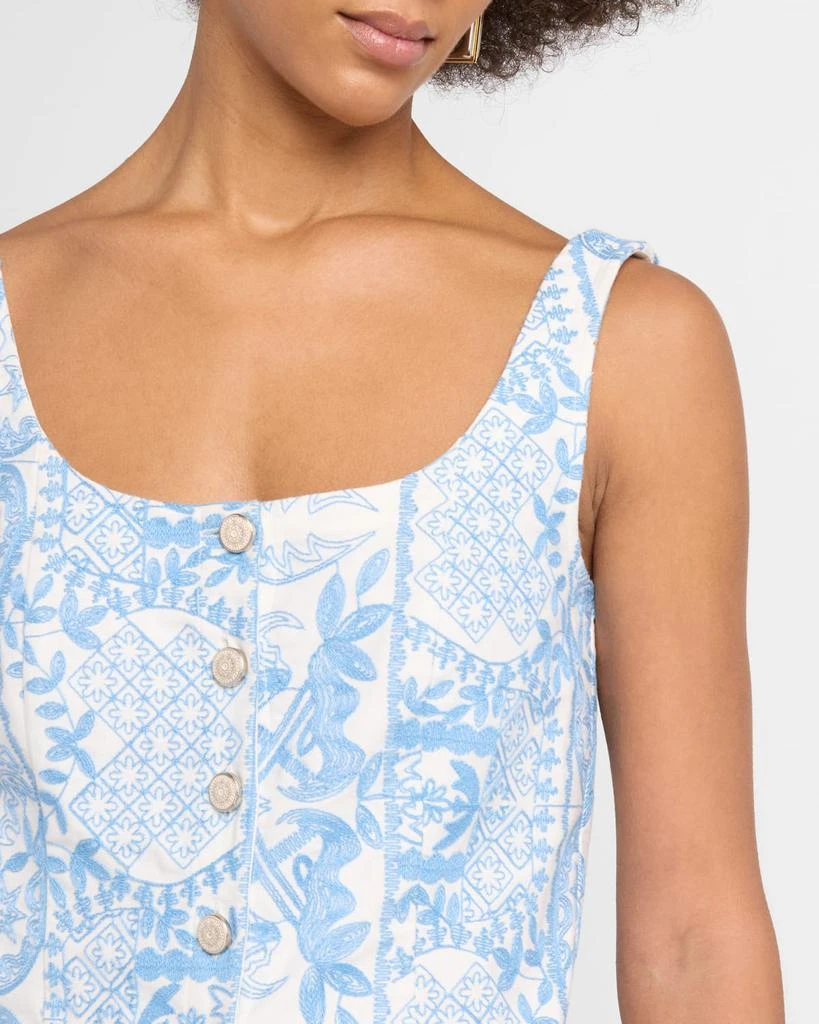 Love The Label Lenora Button-Front Top 5