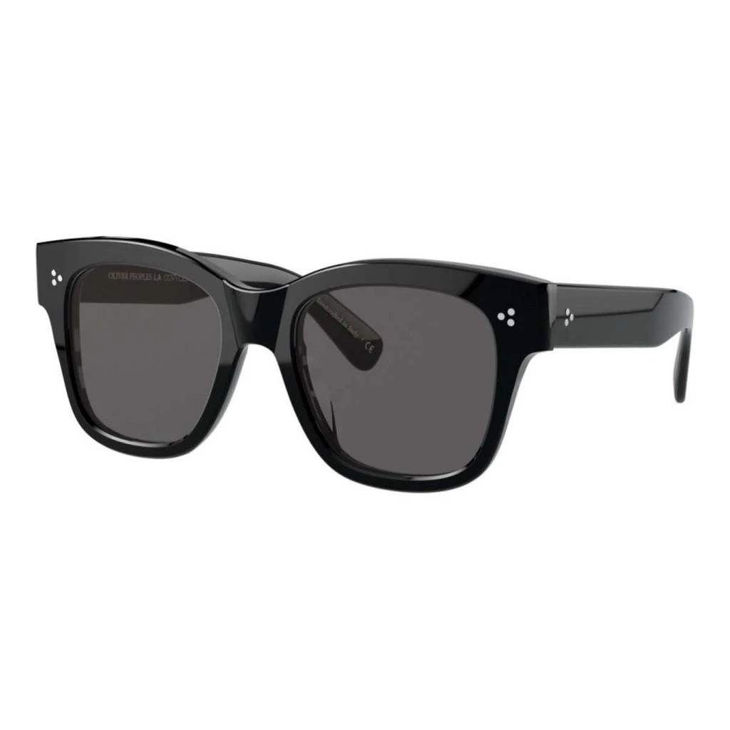 Oliver Peoples Oliver Peoples Men's Black Square Sunglasses 1