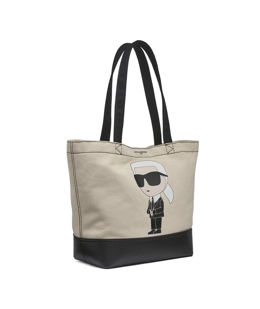 Karl Lagerfeld Paris CANNES KARL HEAD EAST-WEST CANVAS TOTE