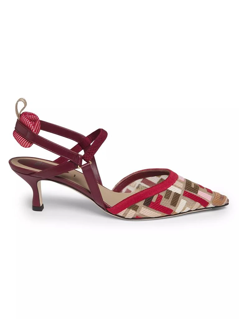 Fendi Colibri Lite 55MM Slingback Pumps 1
