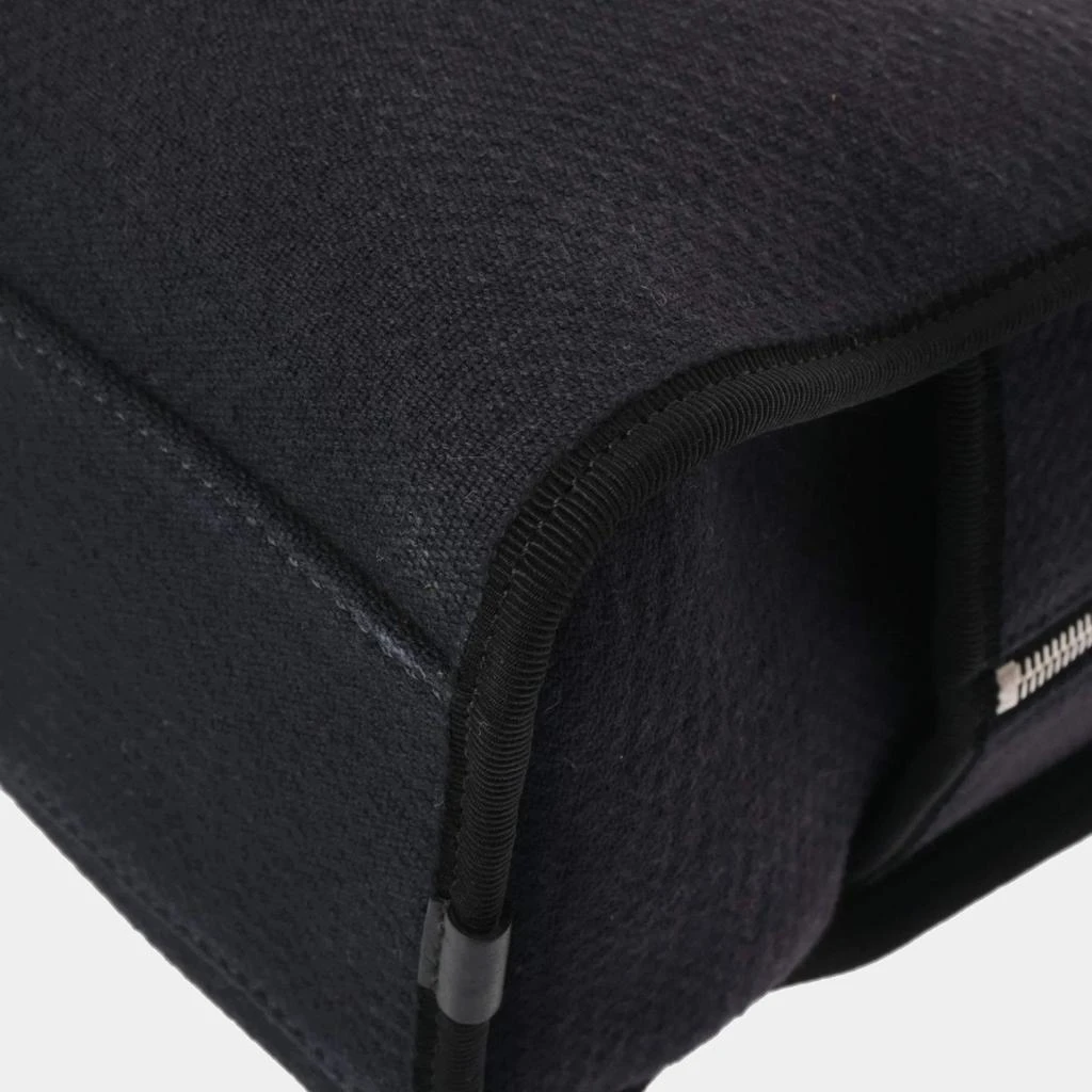 Chanel Chanel Black Canvas Medium Deauville Tote Bag 9