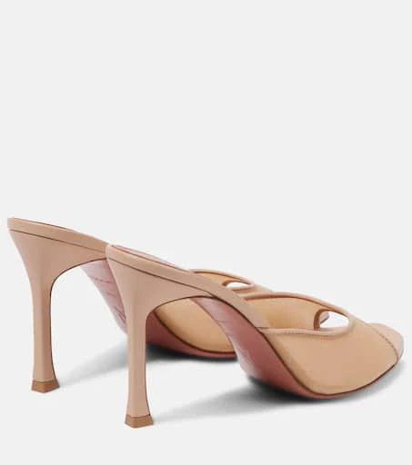 Amina Muaddi Alexa 95 mesh mules 2
