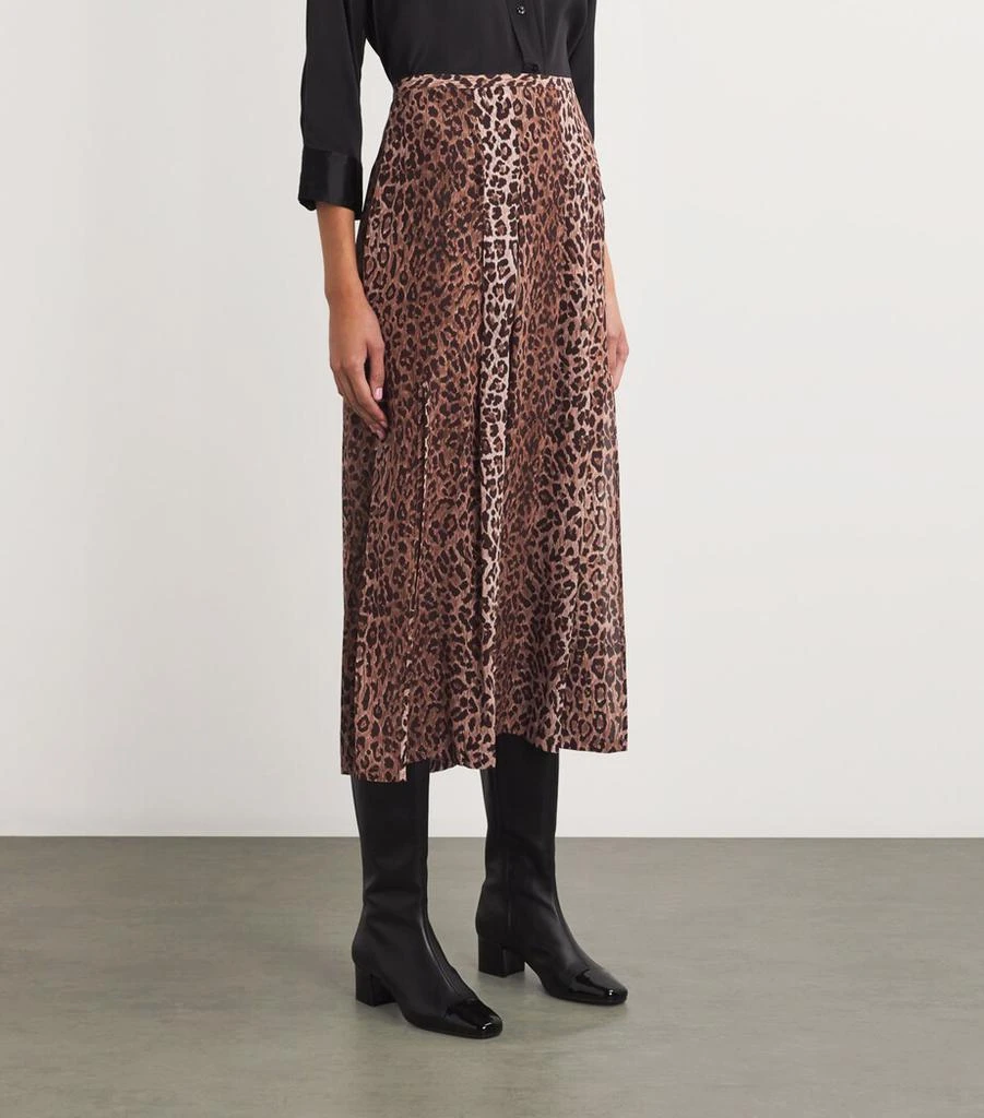 Rixo Silk Georgia Midi Skirt 3