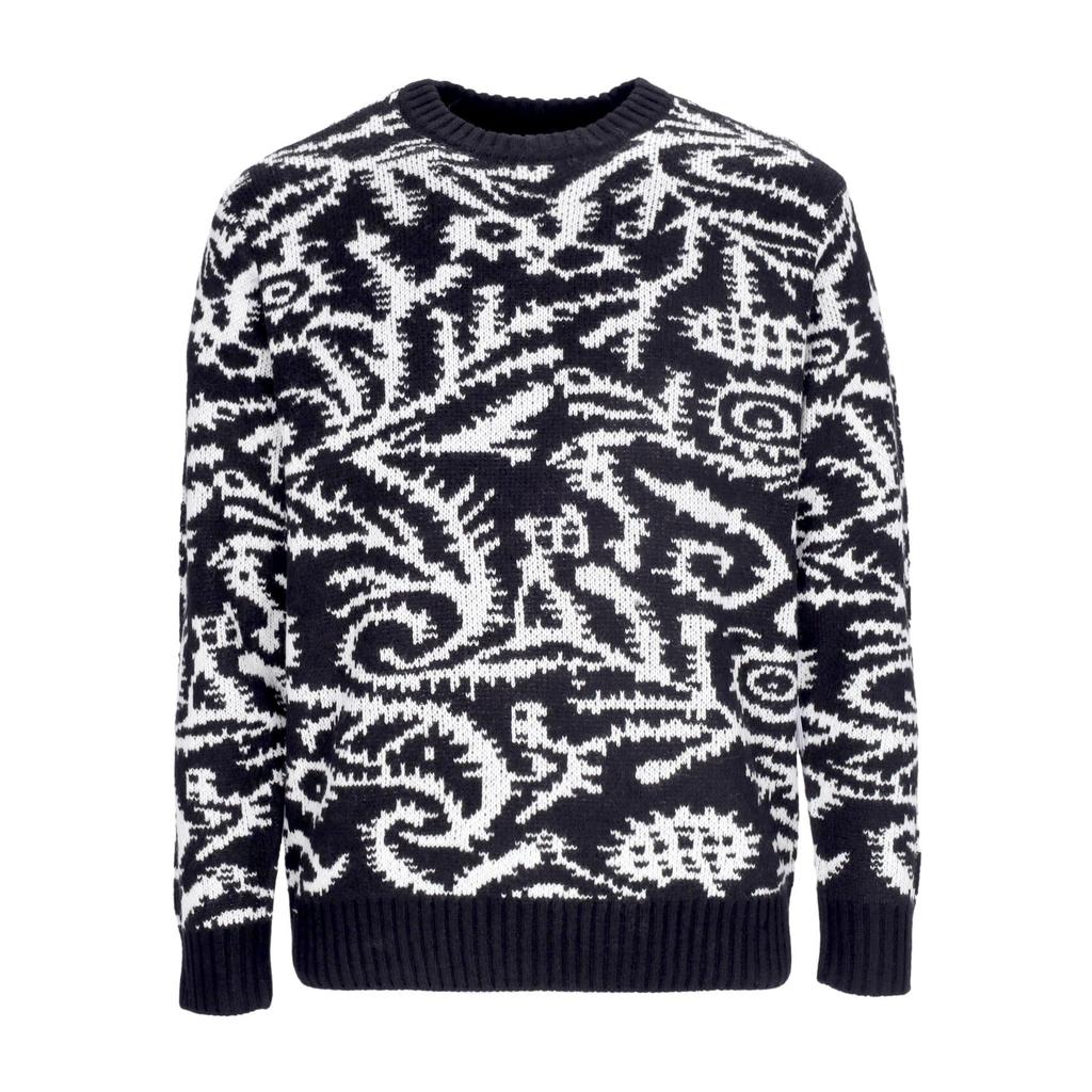 Obey Magnolia Crew Sweater Men's Sweater Black Multi