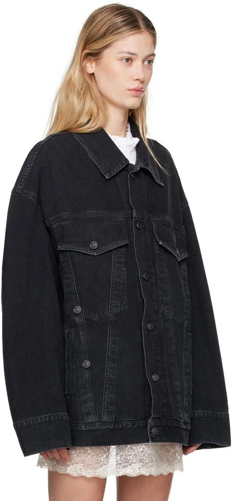 AGOLDE Black Wayne Denim Jacket 2