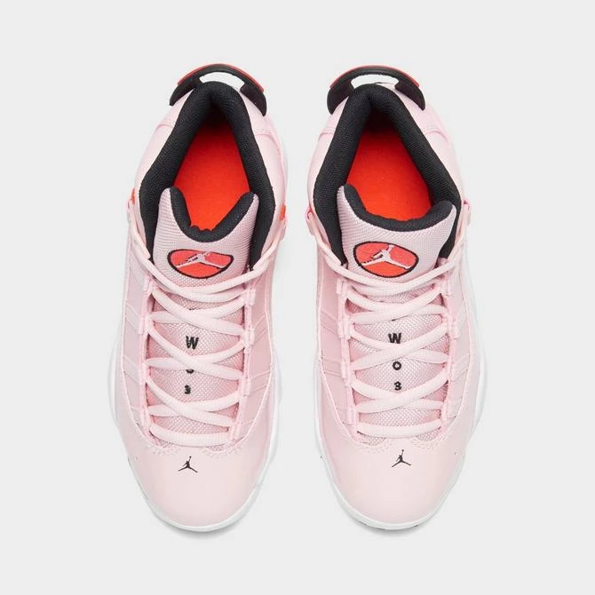 Jordan Girls' Little Kids' Air Jordan 6 Rings Basketball Shoes 5