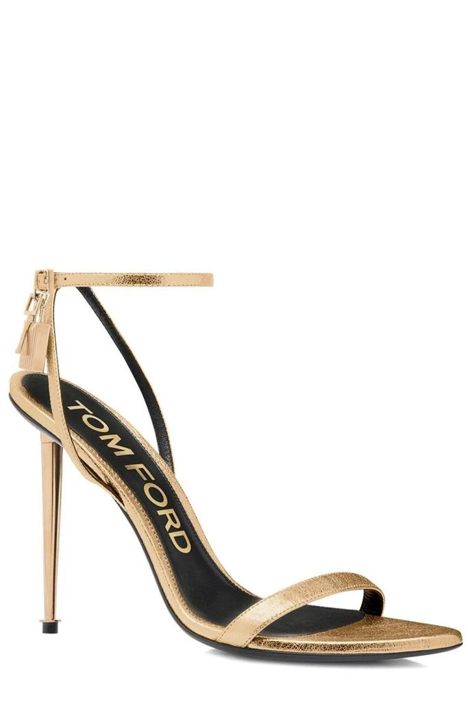 Tom Ford Tom Ford Laminated Padlock Pointy Sandals 2