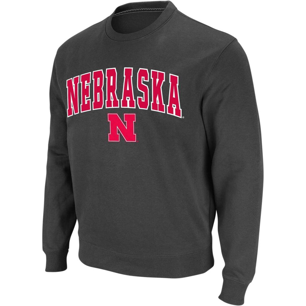 Colosseum Colosseum Nebraska Arch & Logo Crew Neck Sweatshirt - Men's