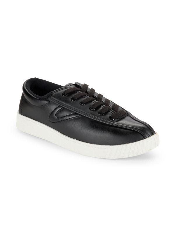 Tretorn Nylite Low Top Faux Leather Sneakers