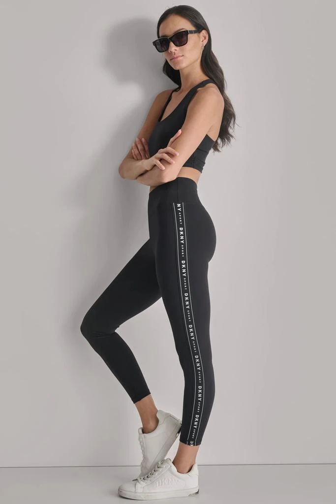 DKNY HIGH WAIST 7/8 LOGO TAPE LEGGINGS 3