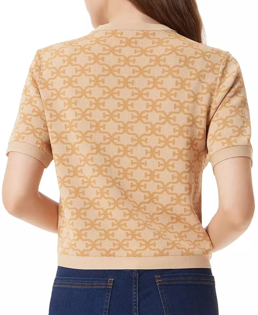 Sam Edelman Women's Colleen Printed Short-Sleeve Cardigan 2