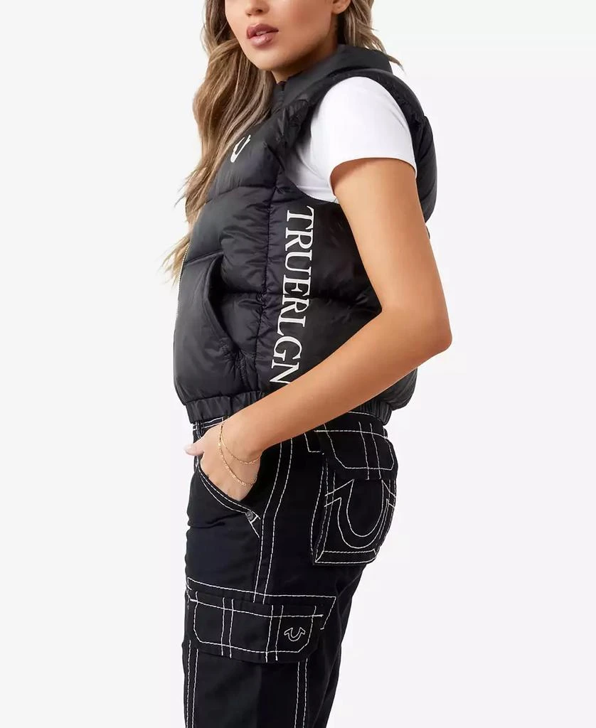 True Religion Women's Puffer Vest Jacket 3