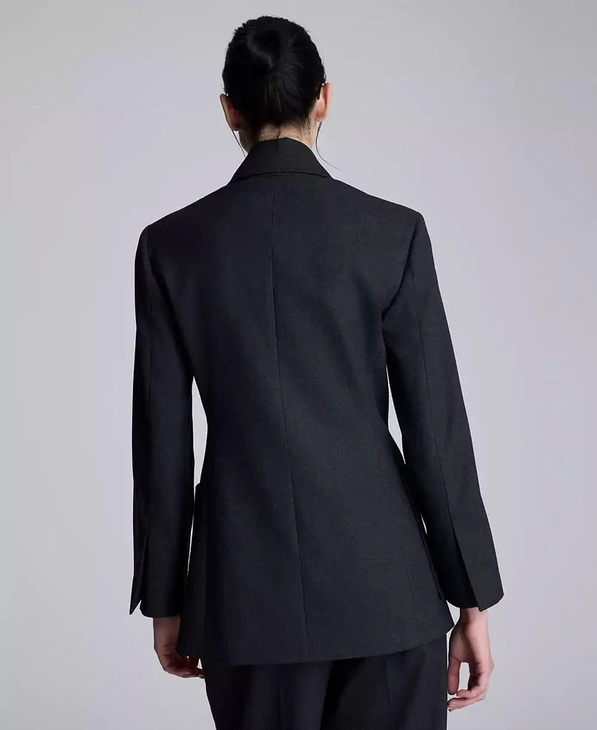 Kenneth Cole Women's Heathered Long Sleeve Blazer 3