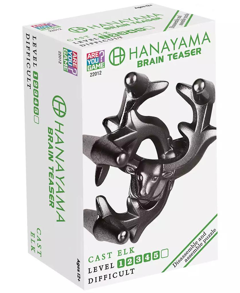 AreYouGame Hanayama Level 5 Cast Puzzle, 2 Piece - Elk