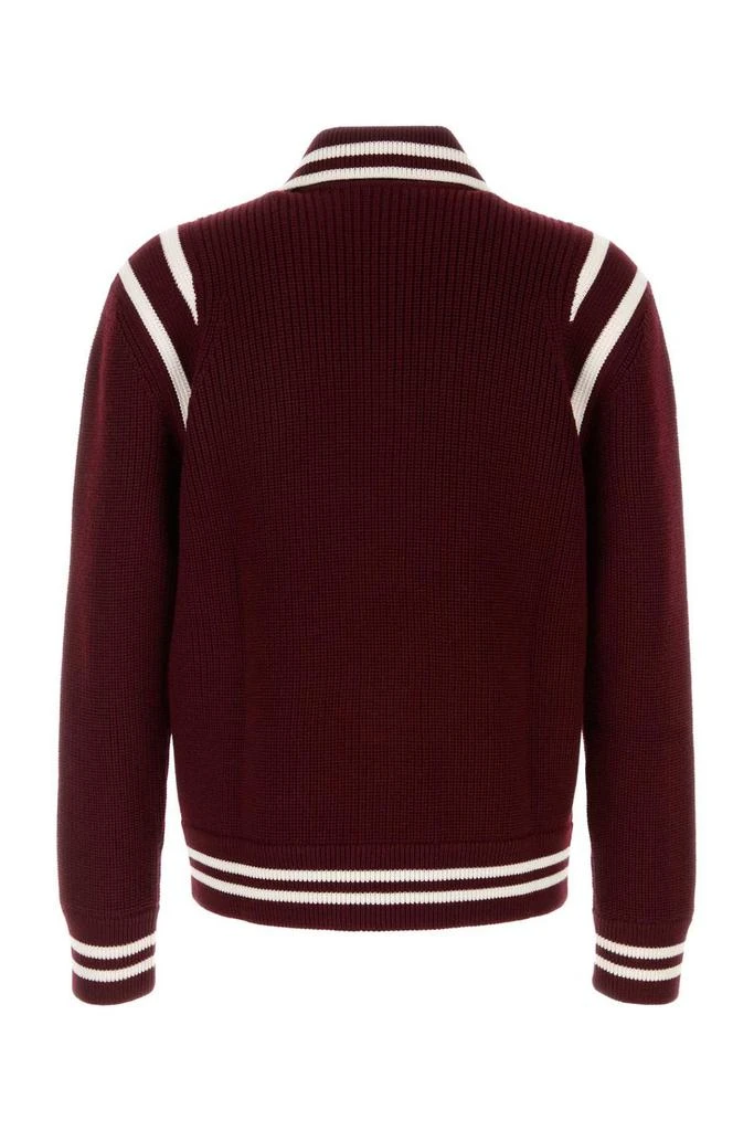 Gucci Gucci Logo Embroidered Knit Cardigan 2