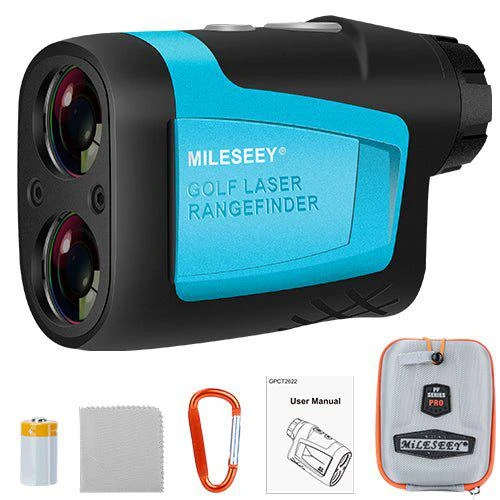 Fresh Fab Finds MiLESEEY Professional Precision Laser Golf Rangefinder 600m/656Yard 6X Magnification Distance Angle Speed Measurement For Golf Hunting Black 1