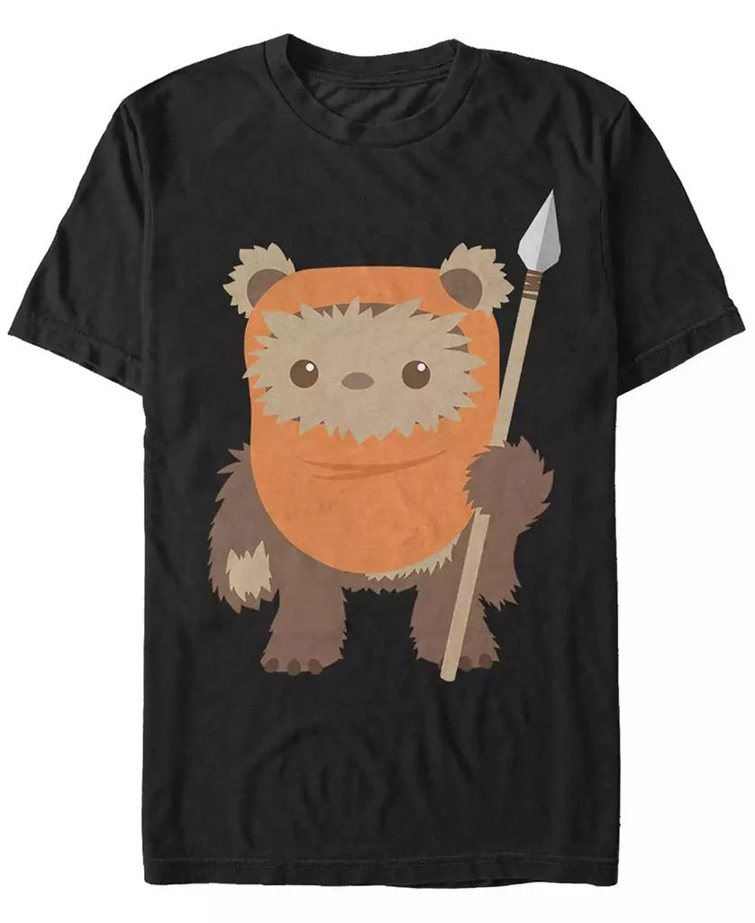 Star Wars Star Wars Men's Return of The Jedi Cute Ewok But Will Spear You Short Sleeve T-Shirt 1