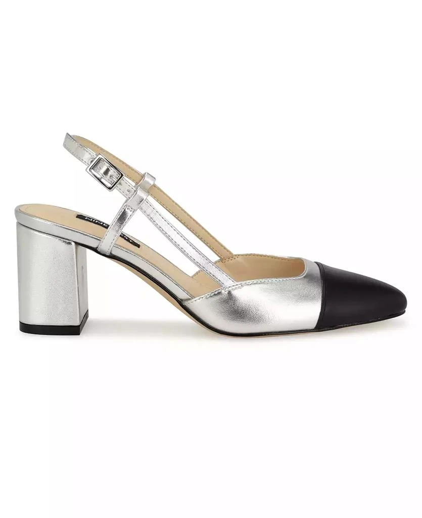 Nine West Women's Unda Slingback Block Heel Pumps 2
