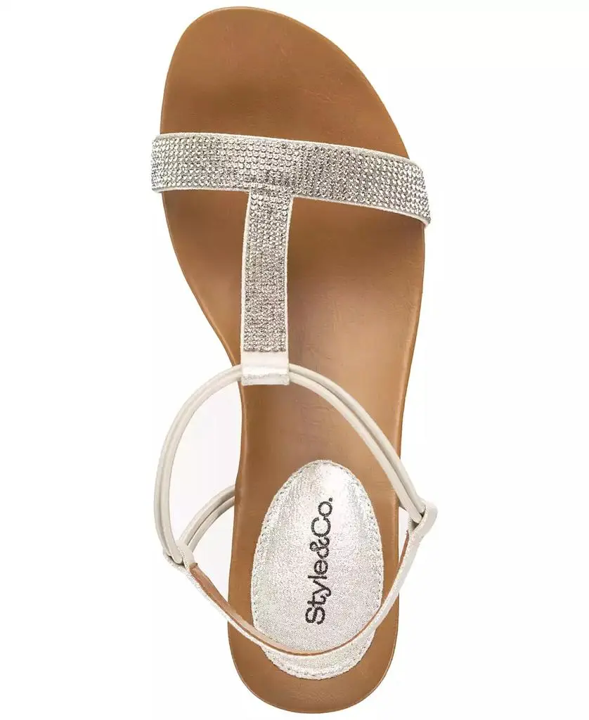 Style & Co Women's Mulan Embellished Wedge Sandals, Created Macy's 4