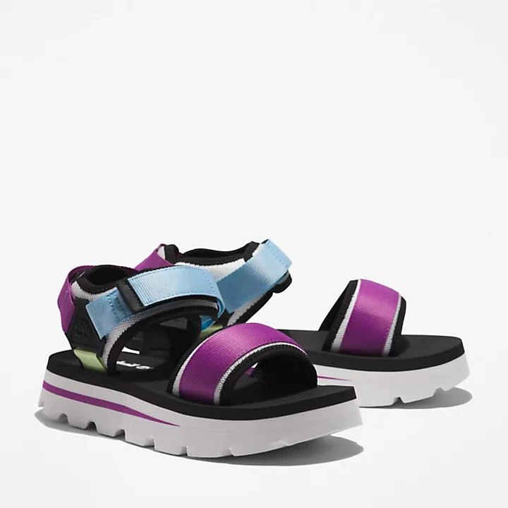 Timberland Euro Swift Ankle-Strap Sandal for Women in Purple 4