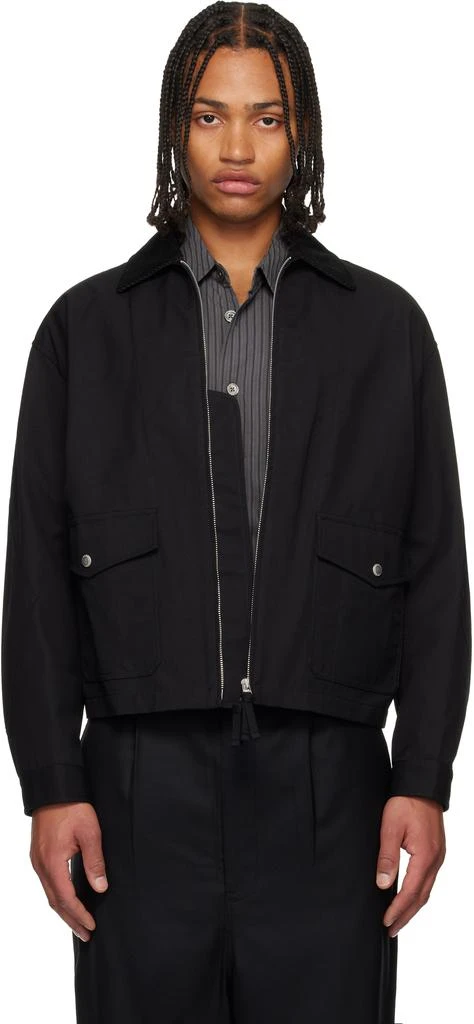 Black Cotton Nylon Cordura Triple Layer Jacket – On Sale Now with 