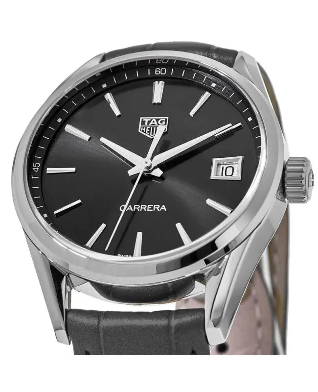 TAG Heuer Tag Heuer Carrera Quartz Grey Dial Leather Strap Women's Watch WBK1313.FC8260 2