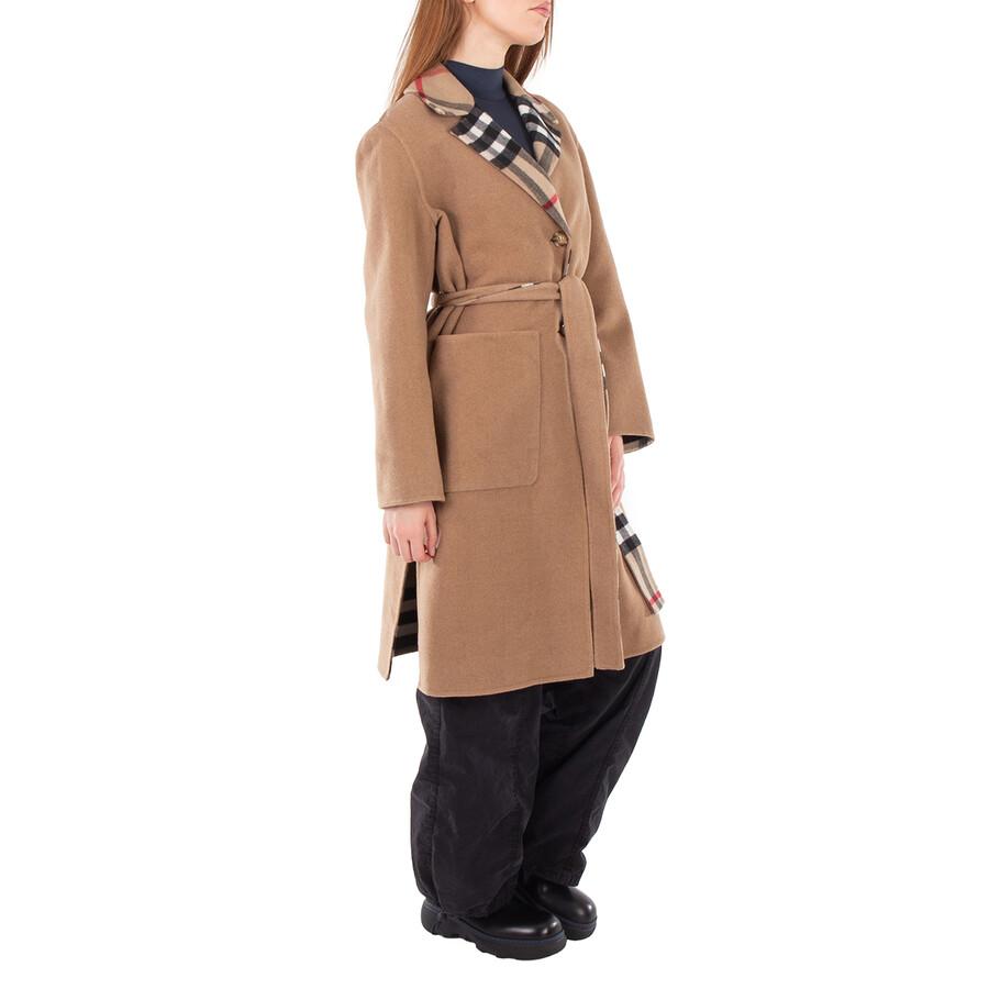 Reversible Belted Waist Wool Coat – On Sale Now with Up to 48% Off