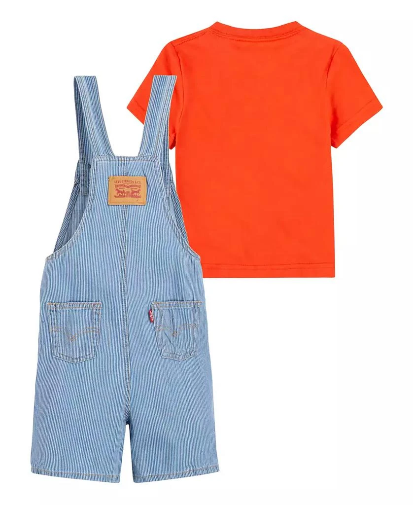 Levi's Toddler Boys 2-Piece Mini Batwing and Shortall Set 2