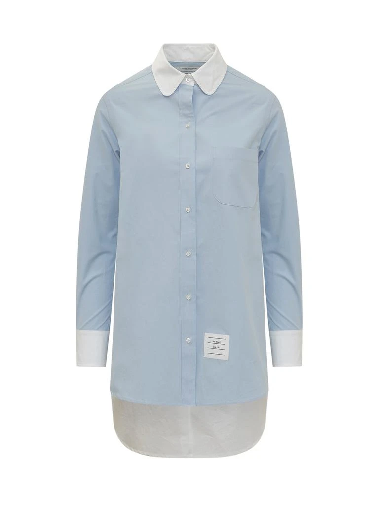 Thom Browne Thom Browne Twist Detailed Button-Up Shirt 1