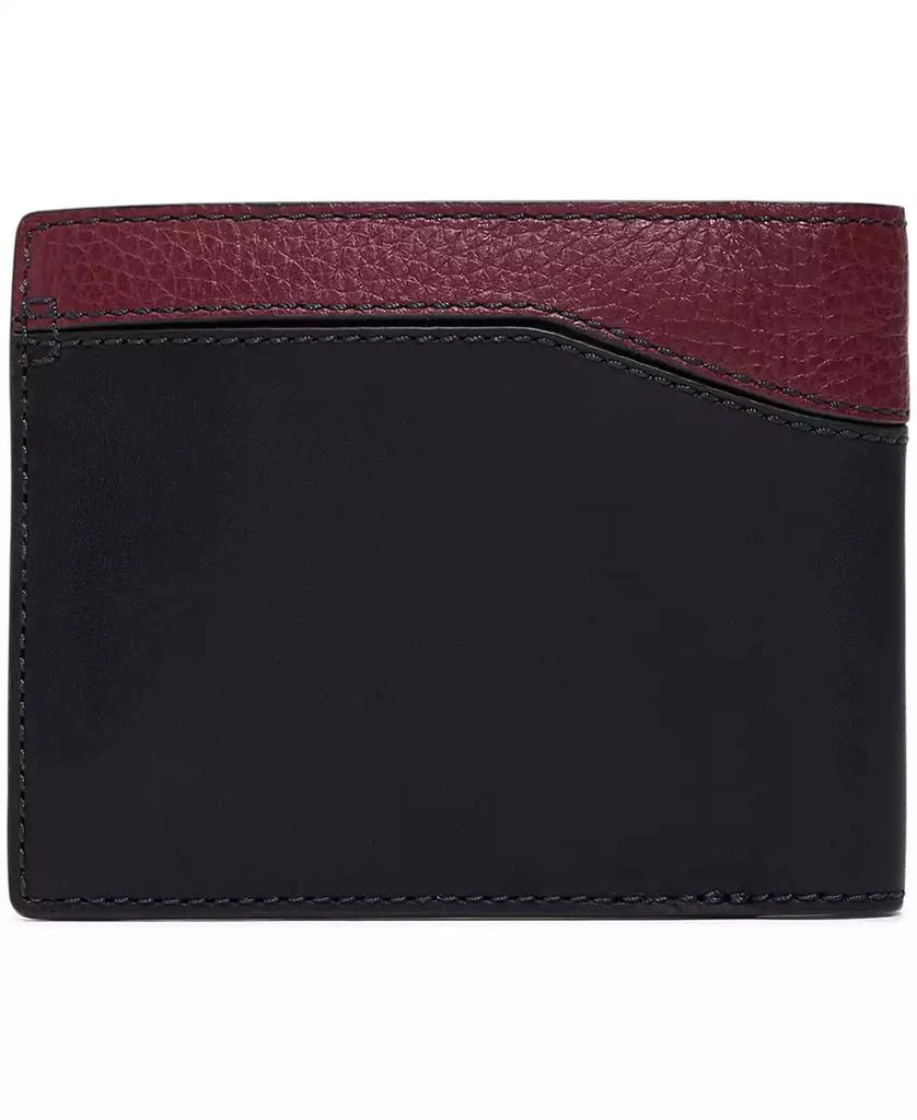 Brooks Brothers Men's Cayman Leather Wallet with Change Purse 2