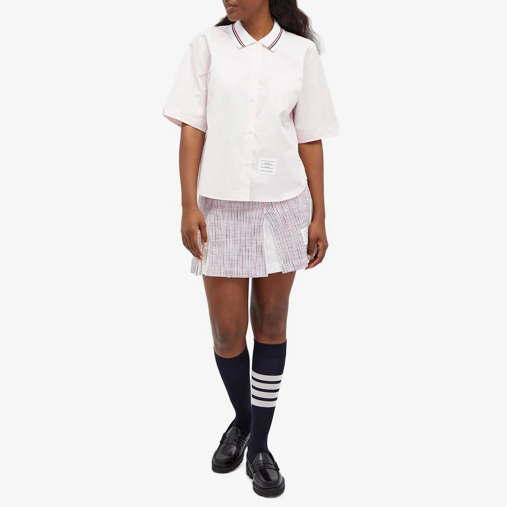 Thom Browne Thom Browne Box Pleat Short Sleeve Shirt 4
