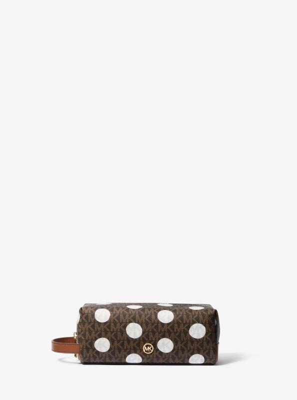 Michael Kors Jet Set Polka Dot Signature Logo Travel Kit