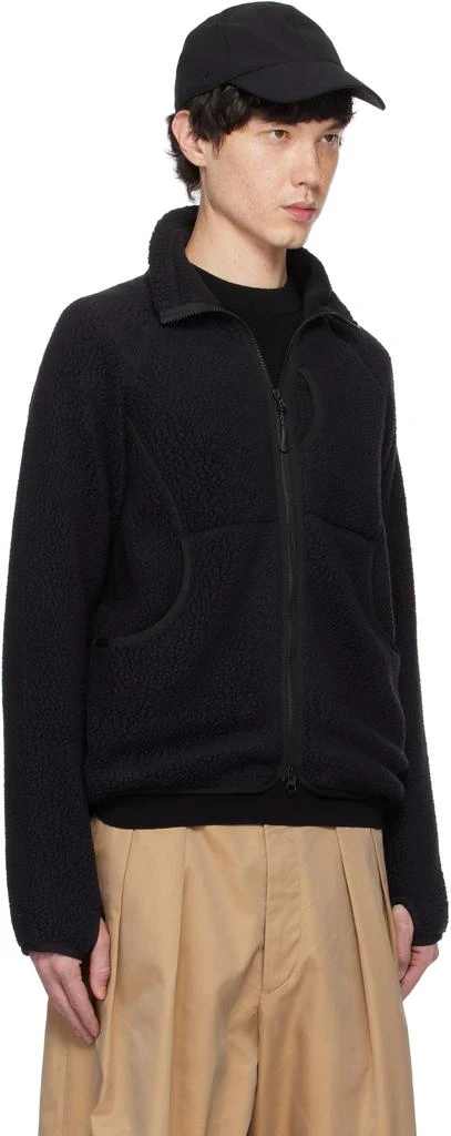 Snow Peak Black Thermal Boa Fleece Jacket 2