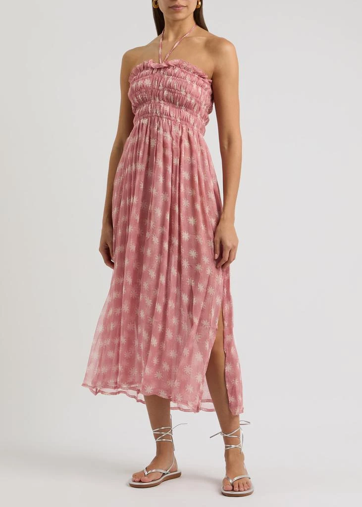Cloe Cassandro Billie printed silk-georgette midi dress  2
