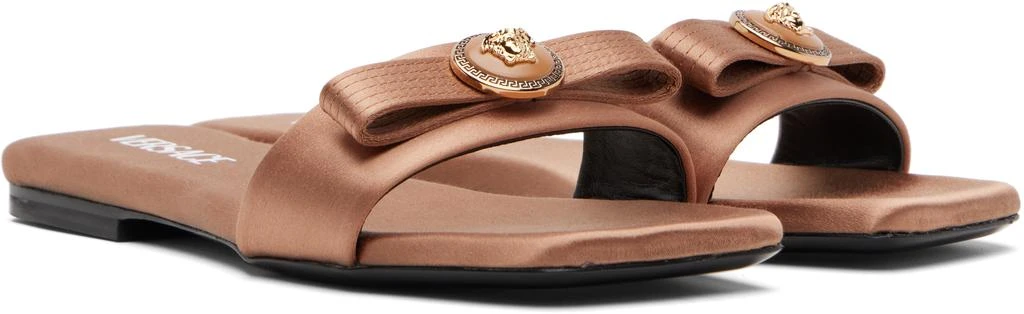 Versace Brown Medusa Mules 4