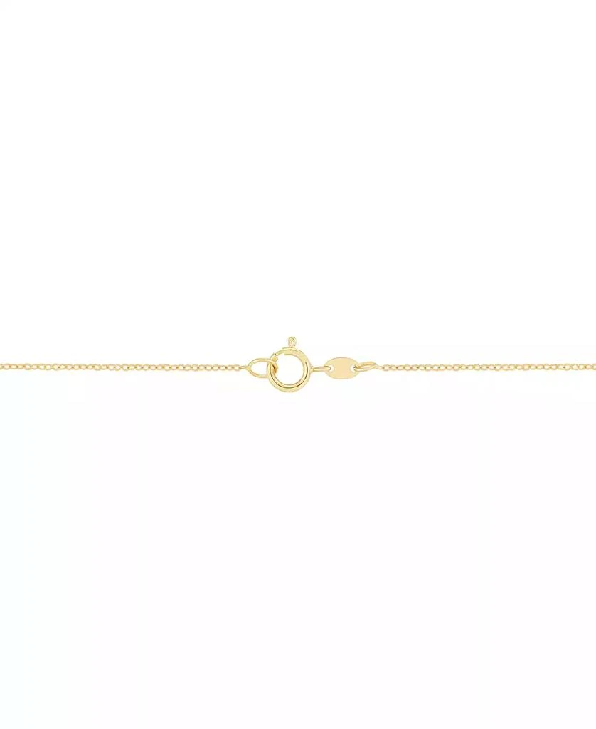 Italian Gold Lightning Bolt 18" Pendant Necklace in 10k Gold 4