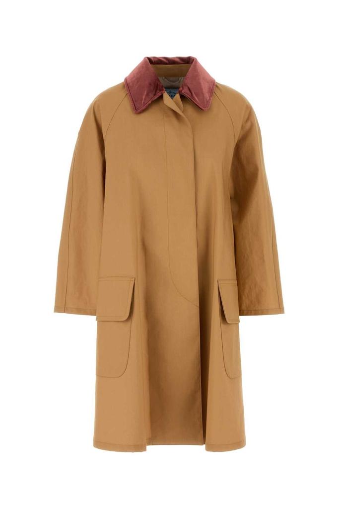 Prada Camel Hair Anorak Jacket F0040 44-IT - Jackets