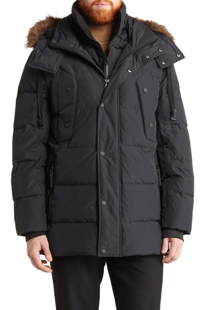 Andrew Marc Gattaca Faux Fur Trim Parka 1