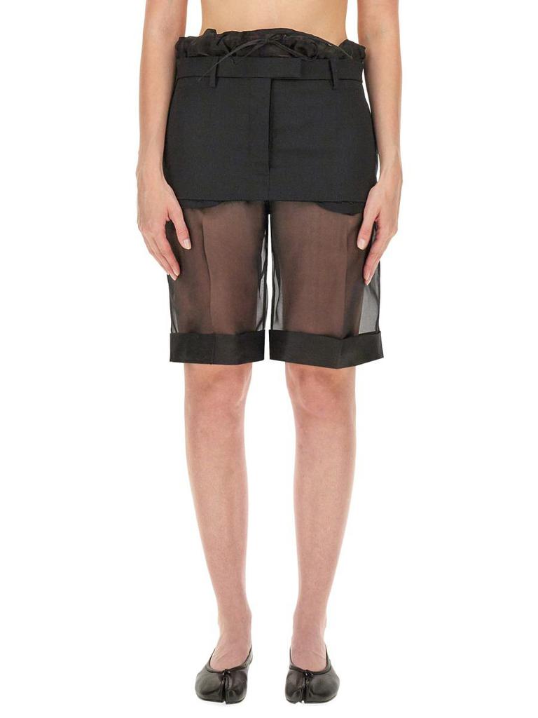 Maison Margiela Maison Margiela Layered Effect Pants Skirt